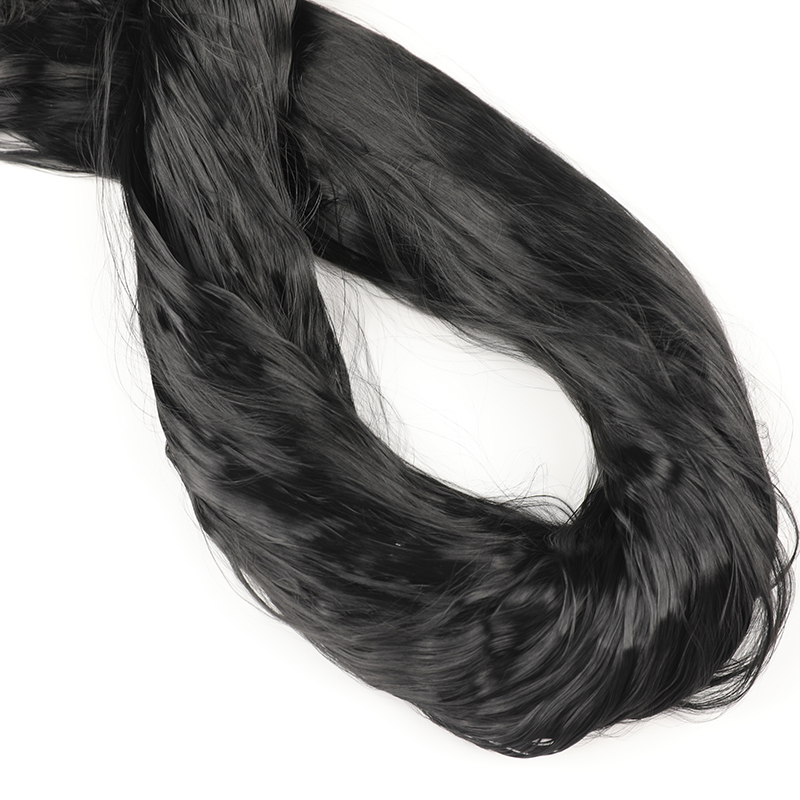 কাঁচা কালো চকচকে 3D Flocked Tow Nylon 66