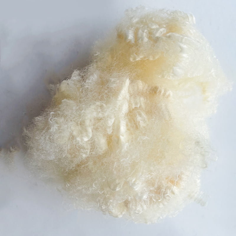 13DX120mm কার্পেট সুতা স্পেশাল ফাইবার লাইট এপ্রিকট